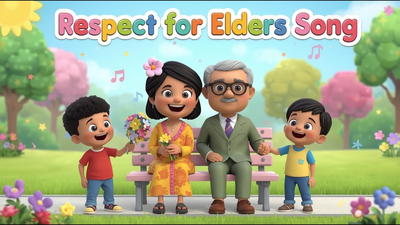 Respect Your Elders 👵👴 | Kids Song on Good Manners | Learning Songs for Children