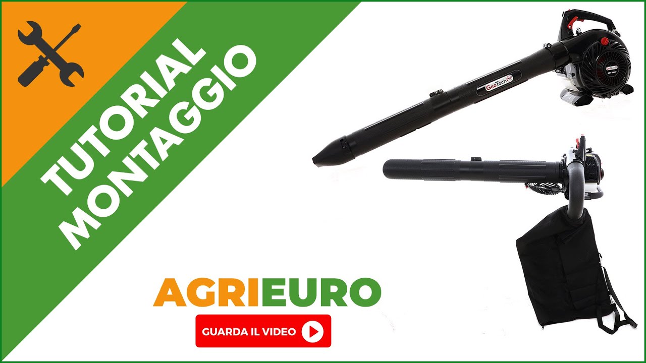 Montaggio Aspiratore e Soffiatore Geotech Pro BBV280V