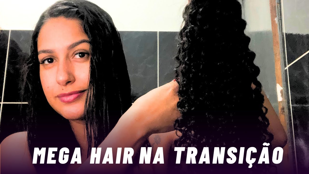Recomeçando minha Transição Capilar com Mega Hair (Depois do Alisamento)