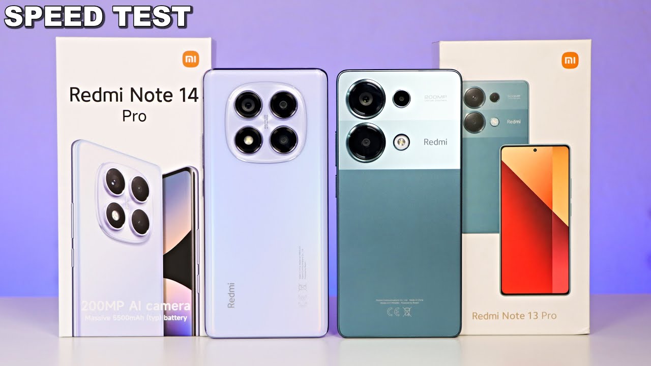 Redmi Note 14 Pro 4G vs Redmi Note 13 Pro 4G ¿Cuál es más rápido?😱SpeedTest