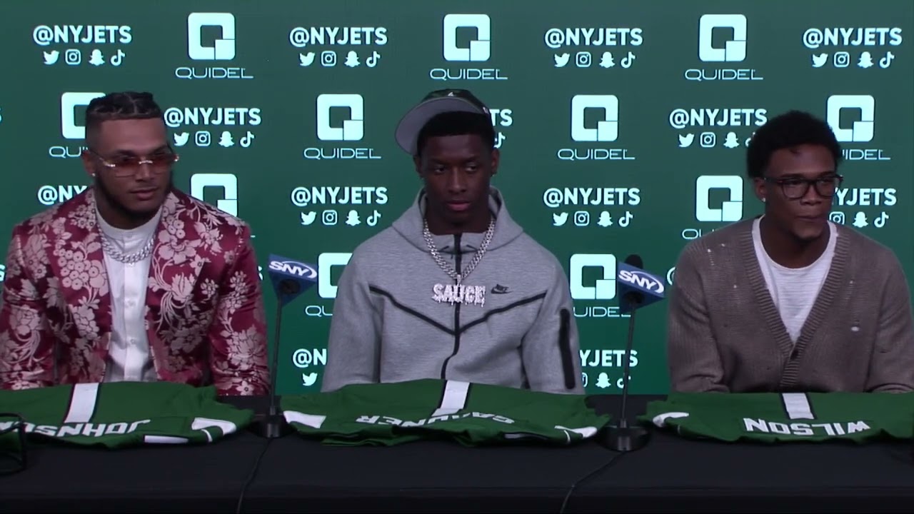 Sauce Gardner, Jermaine Johnson & Garrett Wilson Press Conference | The New York Jets | NFL