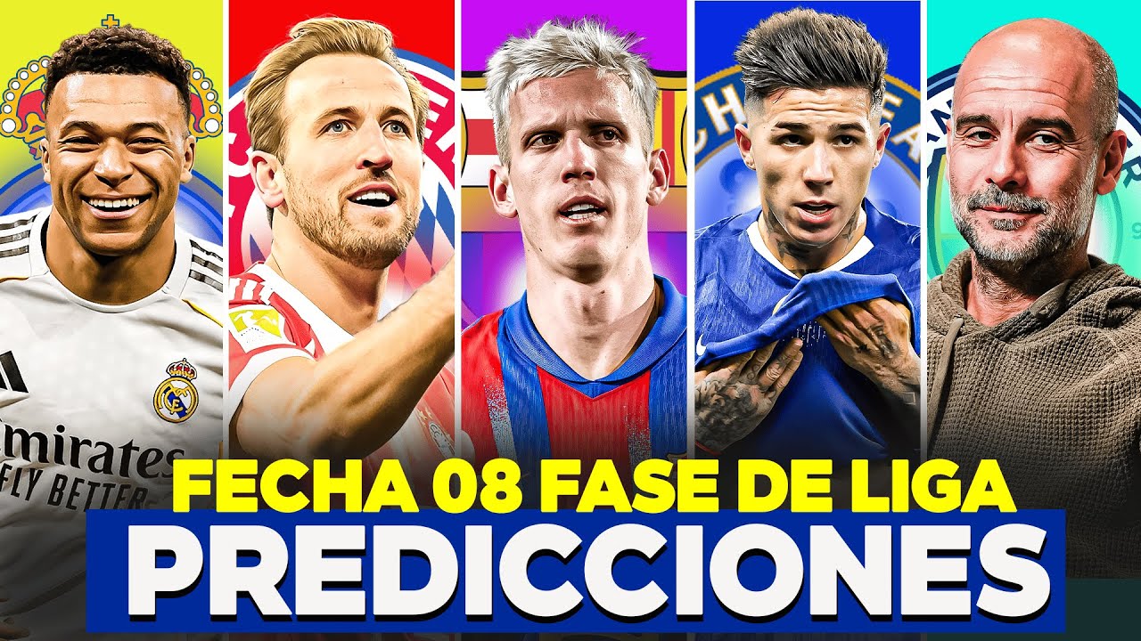 CHAMPIONS LEAGUE DE INFARTO🏆 | PREVIA JORNADA 08 FASE DE LIGA