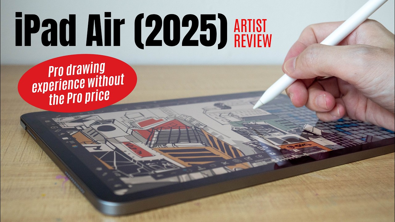 Artist Review: iPad Air 7 (2025) vs M4 iPad Pro (2024)