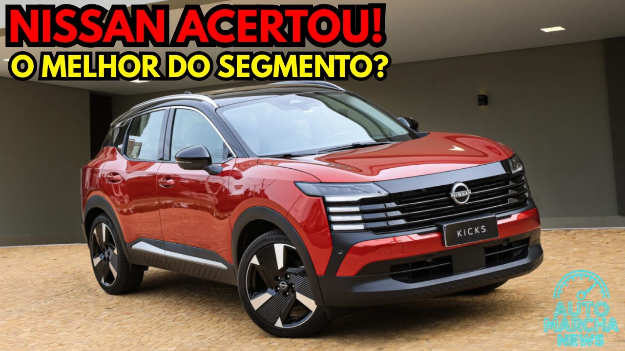 🚨 Novo Nissan Kicks 2026 1.0 Turbo! Nissan Acerta em Cheio e Entra na Briga com Creta e T Cross!