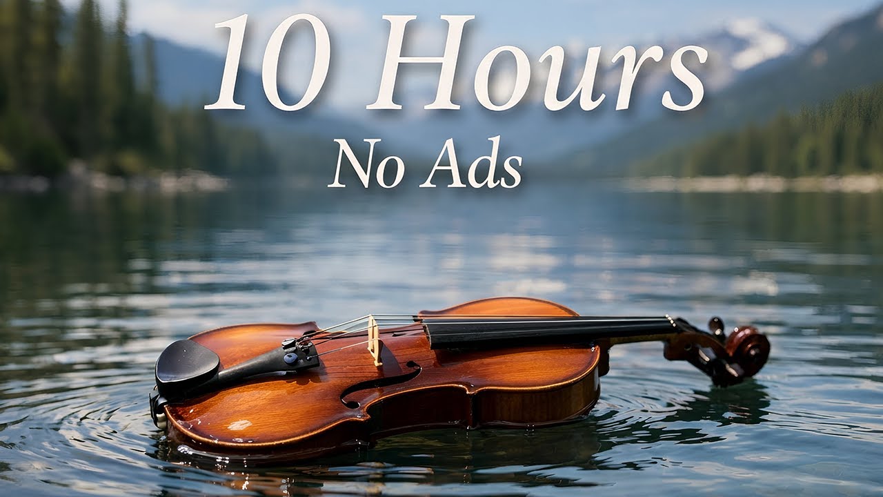 10 Hours of Heavenly Violin & Piano 🎻 Peaceful Scenery for Study & Restful Sleep