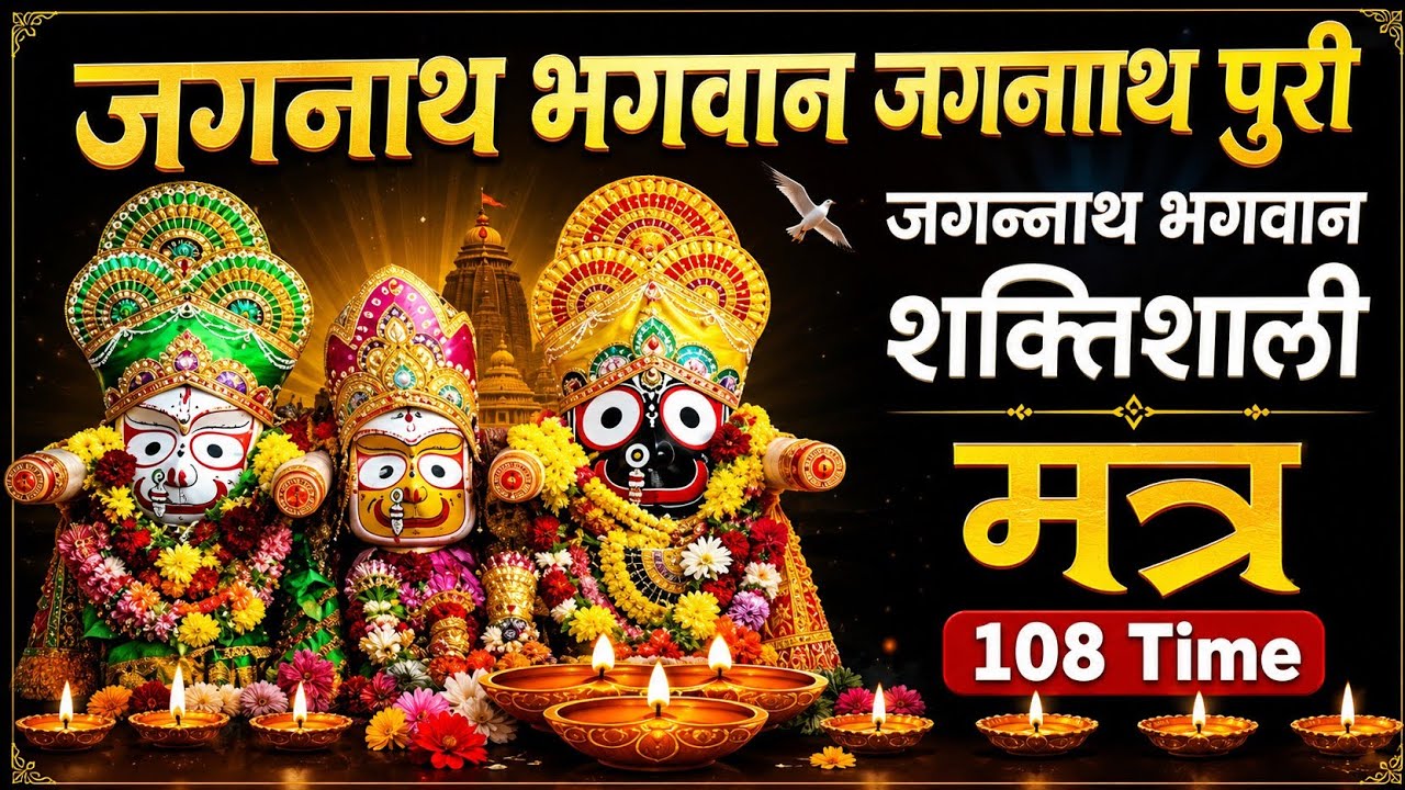Jagannath mantra | Jagannath mantra 108 times | भगवान जगन्नाथ मंत्र | जगन्नाथ मंत्र