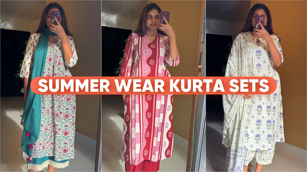 Work/Casual Summer Kurta Sets Haul ❤️