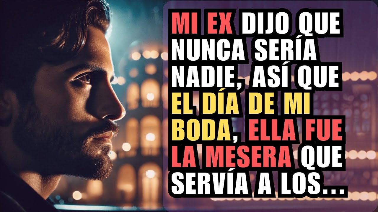 MI EX DIJO QUE NUNCA SERÍA NADIE, ASÍ QUE EL DÍA DE MI BODA, ELLA FUE LA MESERA QUE SERVÍA A LOS...
