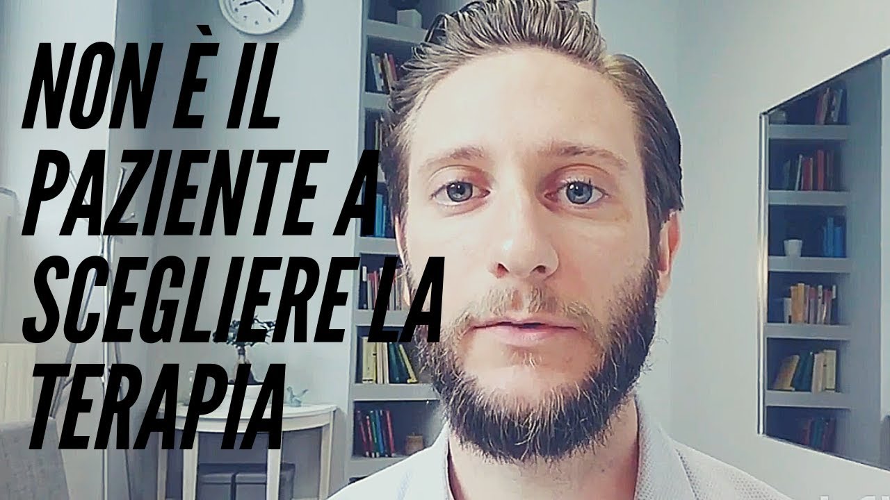 Non è il paziente a scegliere la terapia