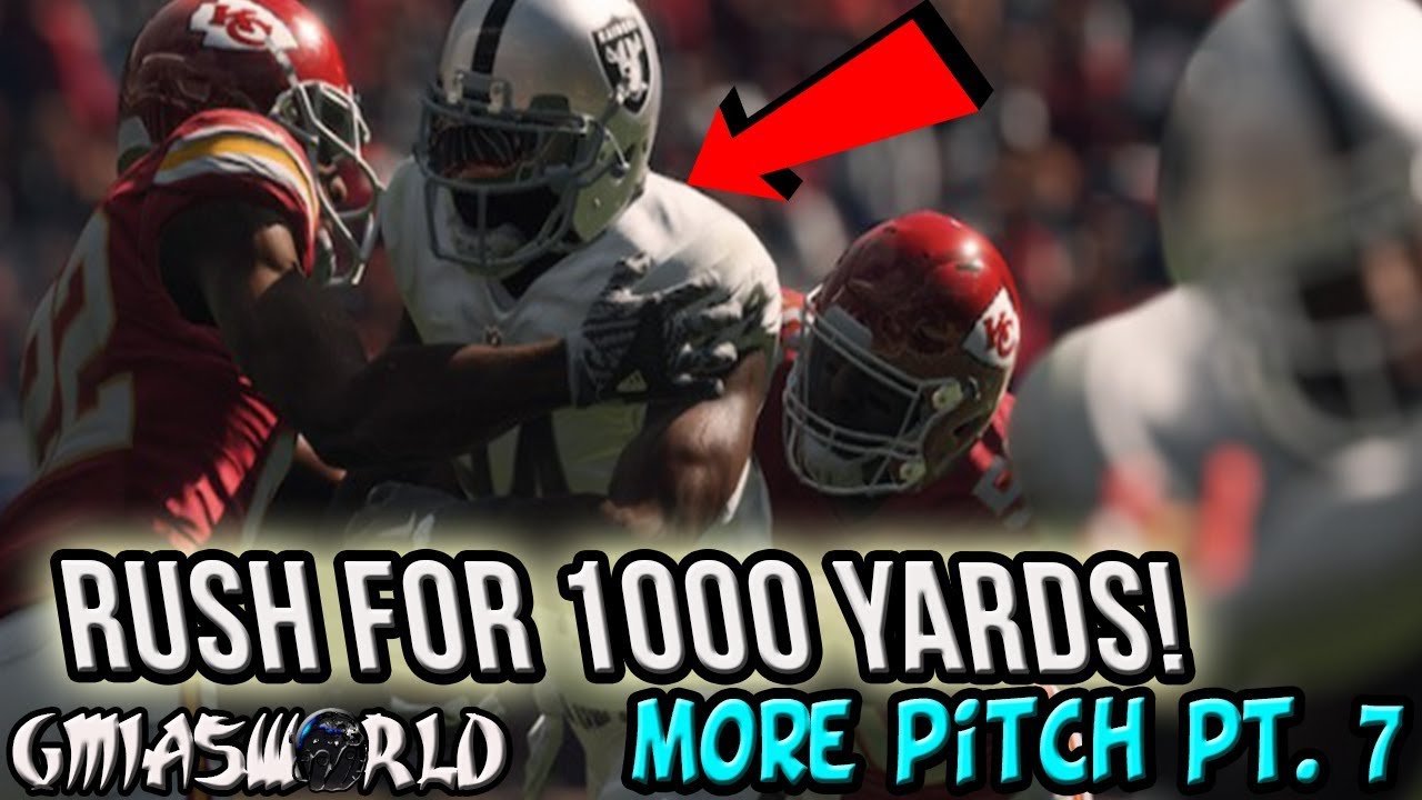 RUSH FOR 1000 Yards & WIN More Games EXPLAINED Using PITCH Plays In Madden NFL 18 | MORE PITCH Pt. 7
