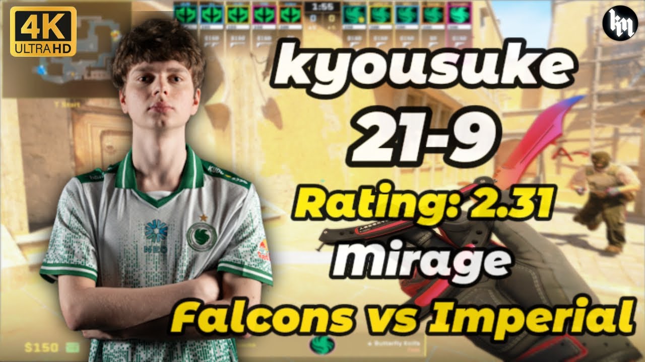 kyousuke (21-9) Falcons vs Imperial (Mirage) | StarLadder Budapest Major 2025 #cs2 #kyousuke