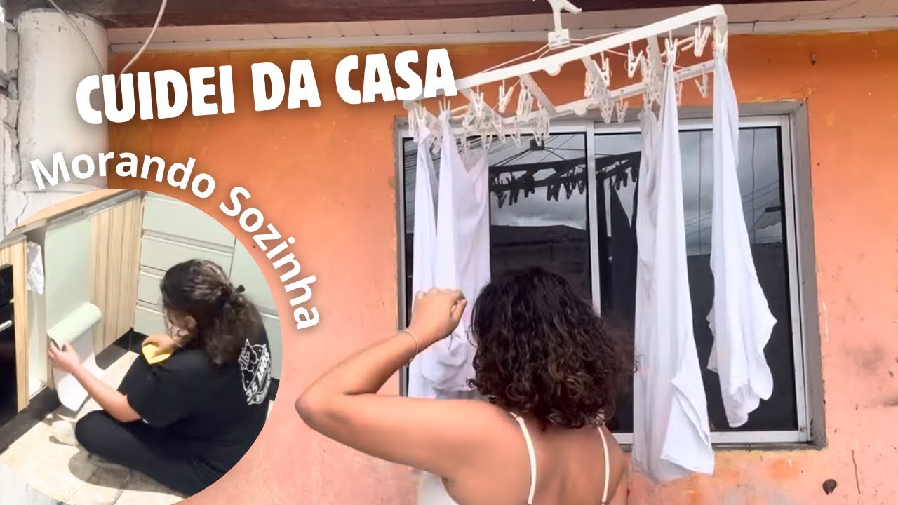 Rotina morando sozinha | incapei os móveis, fui andar e cuidei da casa