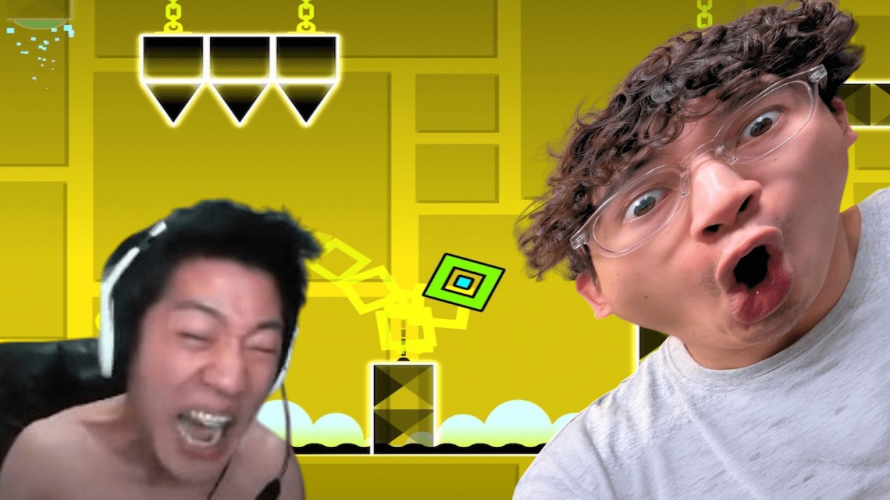 Попробуй не засмеяться: Ярость в Geometry Dash
