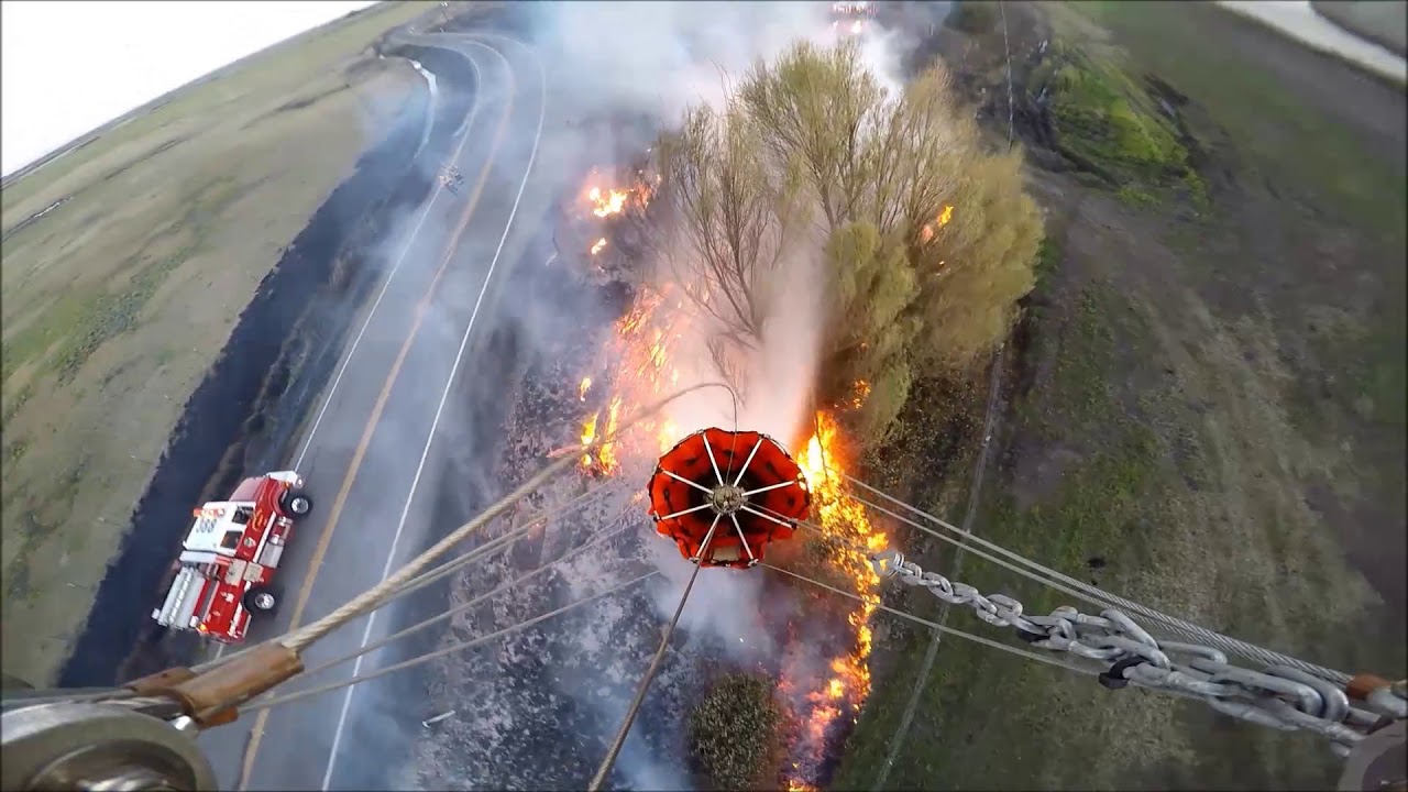 Sheriff's STARR 1 Helicopter Grass Fire Outside Assist