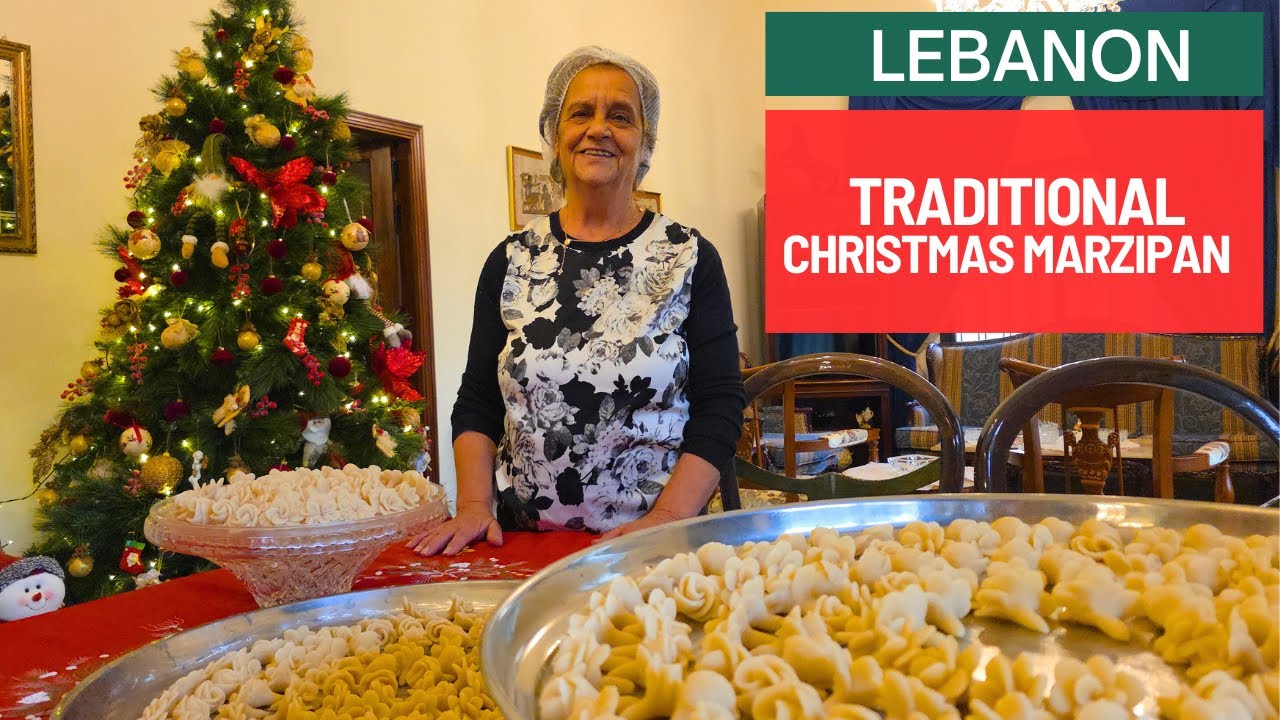 Handmade Marzipan, the taste of Lebanon المرصبان اللبناني التقليدي وجمال الورد المنسوج يدويًا