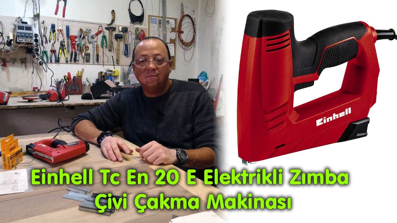 Einhell Tc En 20 E Elektrikli Zımba Ve &Ccedil;ivi &Ccedil;akma Makinası