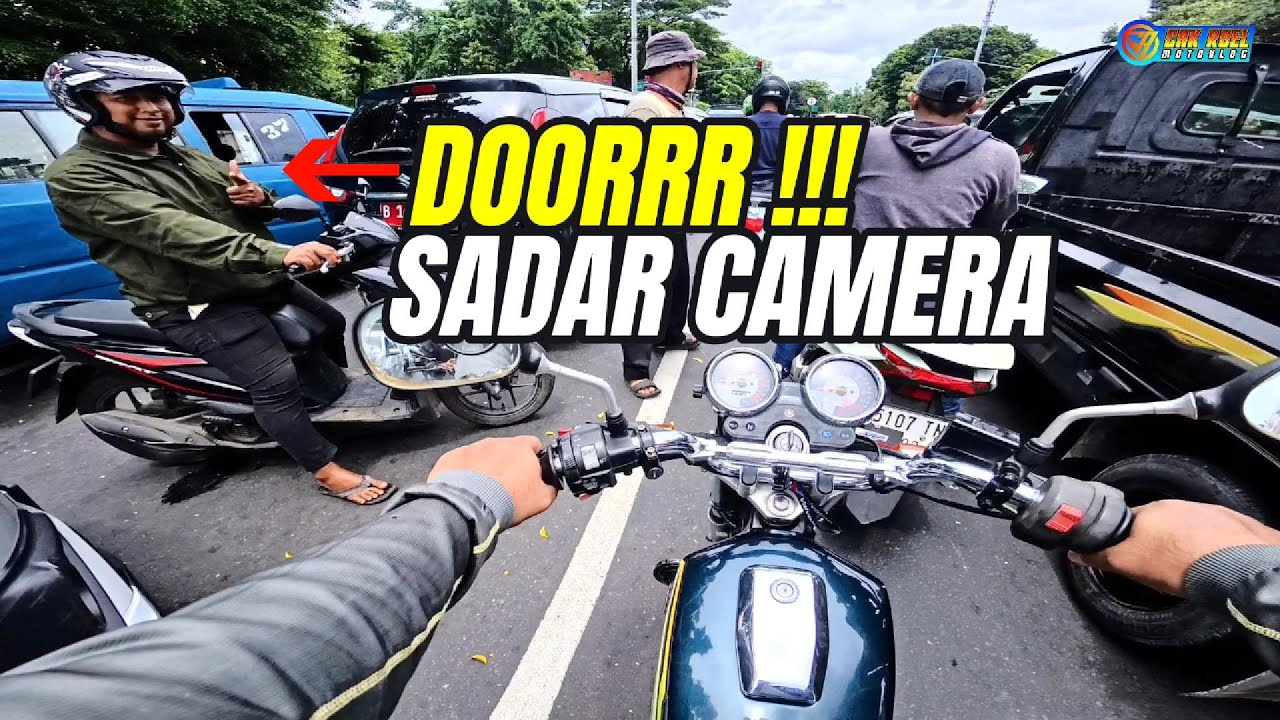 DOOORRR ‼️ BAPAK INI SADAR CAMERA 😂 #cakroelmv