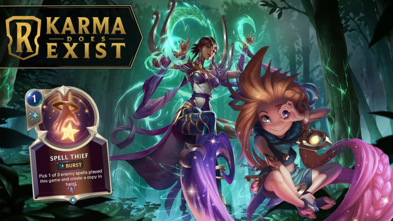 Karma Zoe Control Deck Featuring Spell Thief & Invoke - Legends of Runeterra - Cosmic Creation 1.16