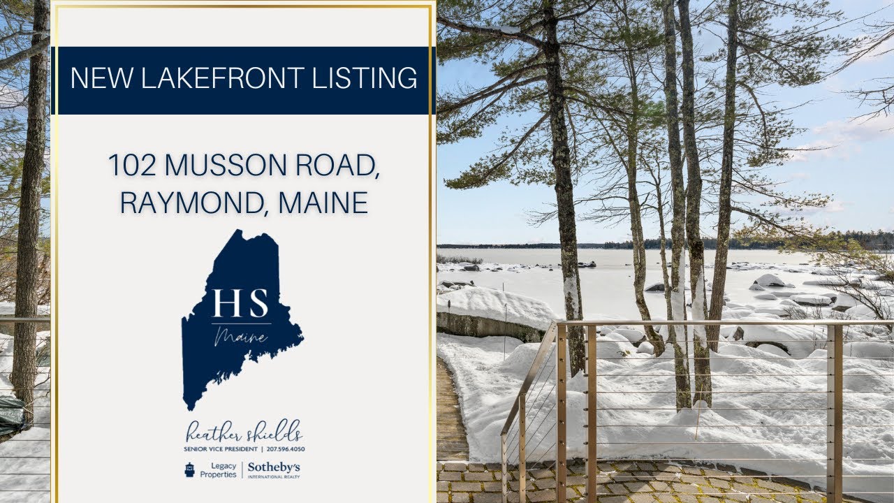 Sebago Lake Waterfront Real Estate - Extraordinary New Listing