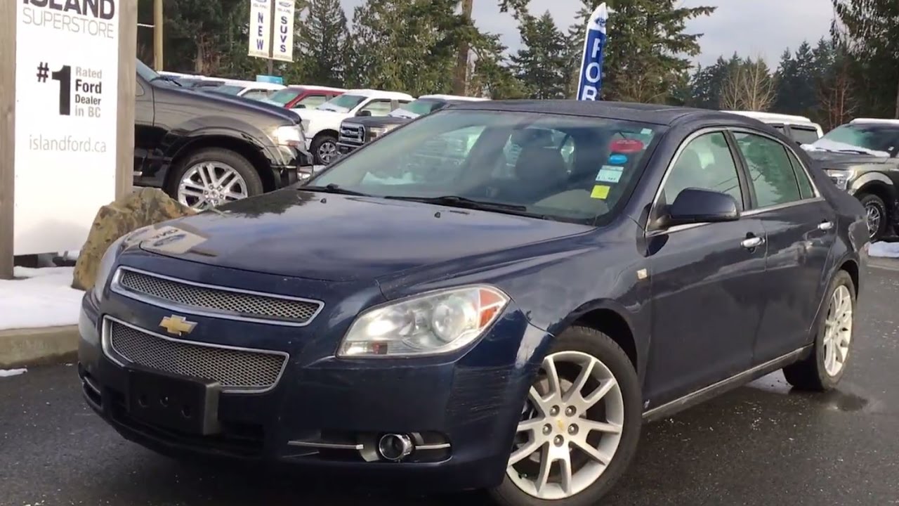 2008 Chevrolet Malibu  LTZ W/ Leather & Moonroof Review | Island Ford