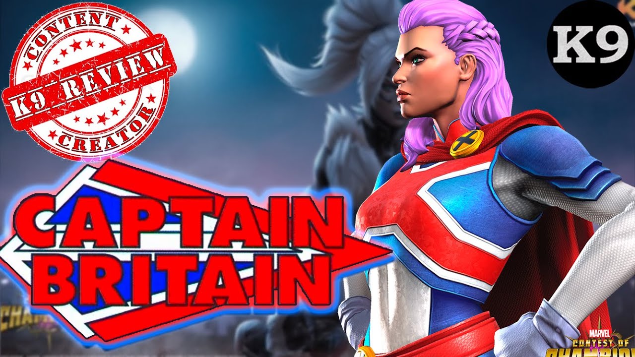 K9 Review: Capitã Britania - Habilidades e Gameplay - Marvel Torneio de Campeões