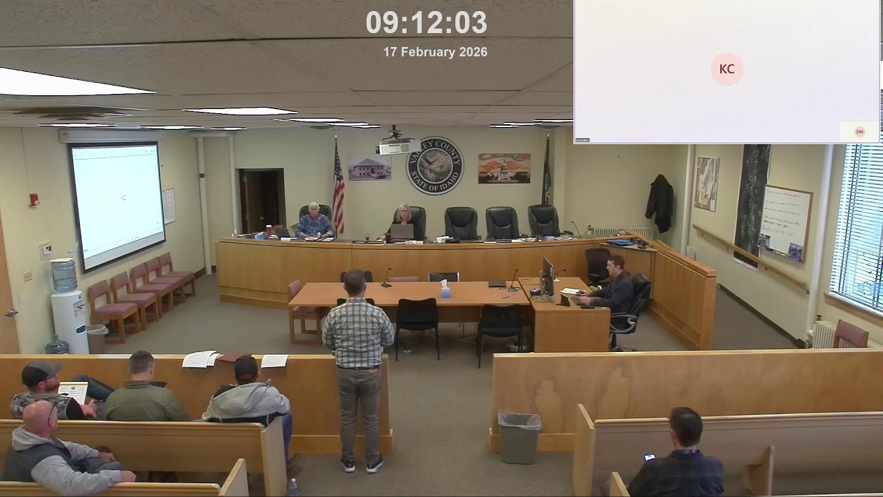 Valley County Board of County Commissioner Meeting February 17, 2026