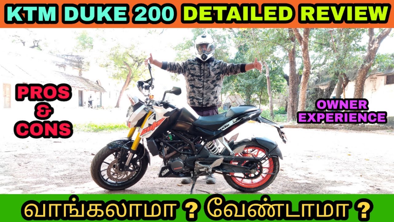 ktm duke 200 detailed review in Tamil | pros and cons | தமிழில் | Mech Tamil Nahom