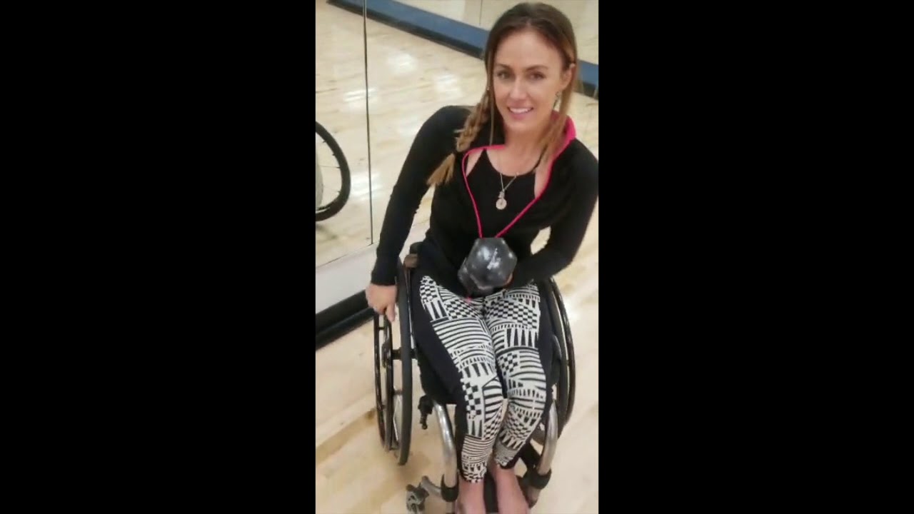 Wheelchair workouts with Tiphany