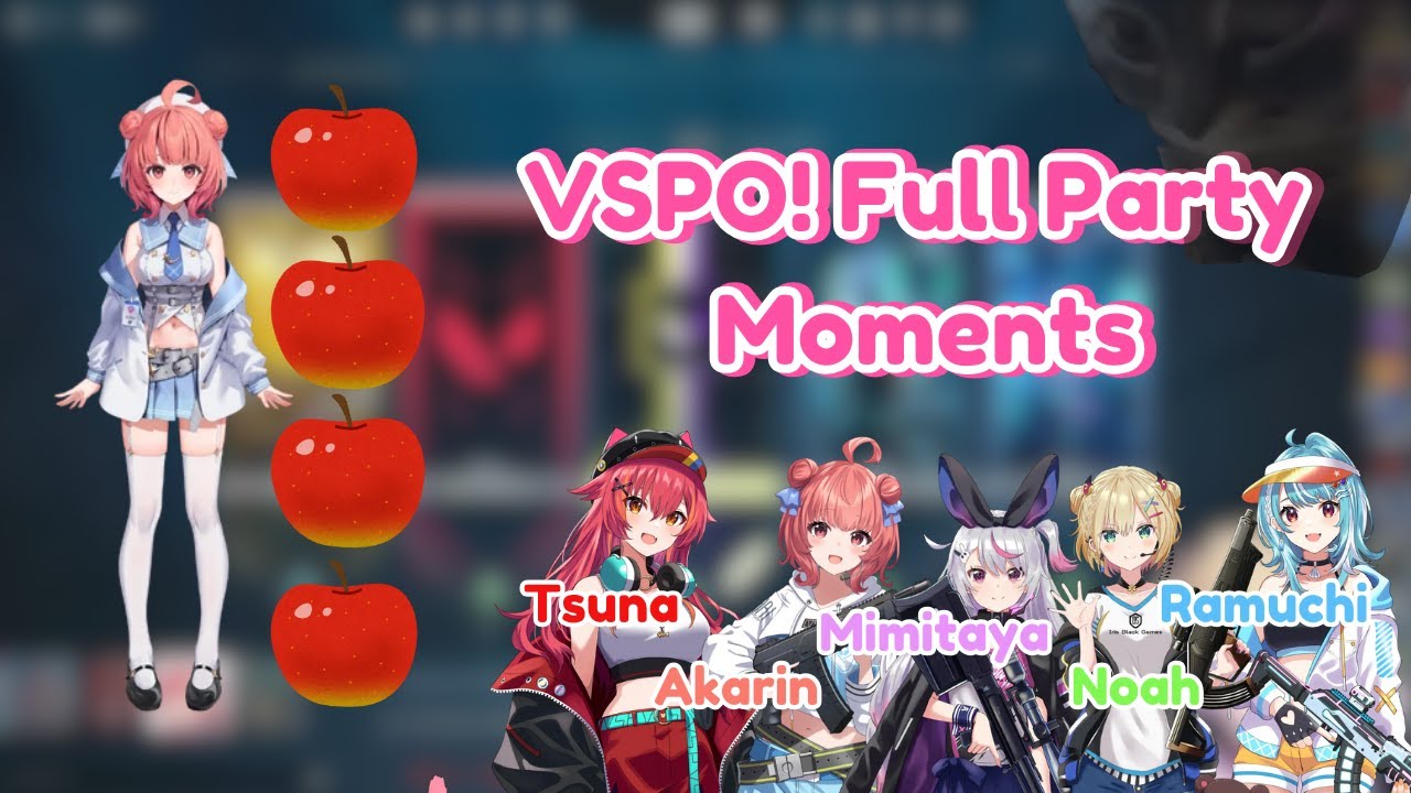 [ENG SUB] VSPO! Full Party Valorant Moments - Akarin's Height, Ope, Mischievous Cat [VSPO Clips]