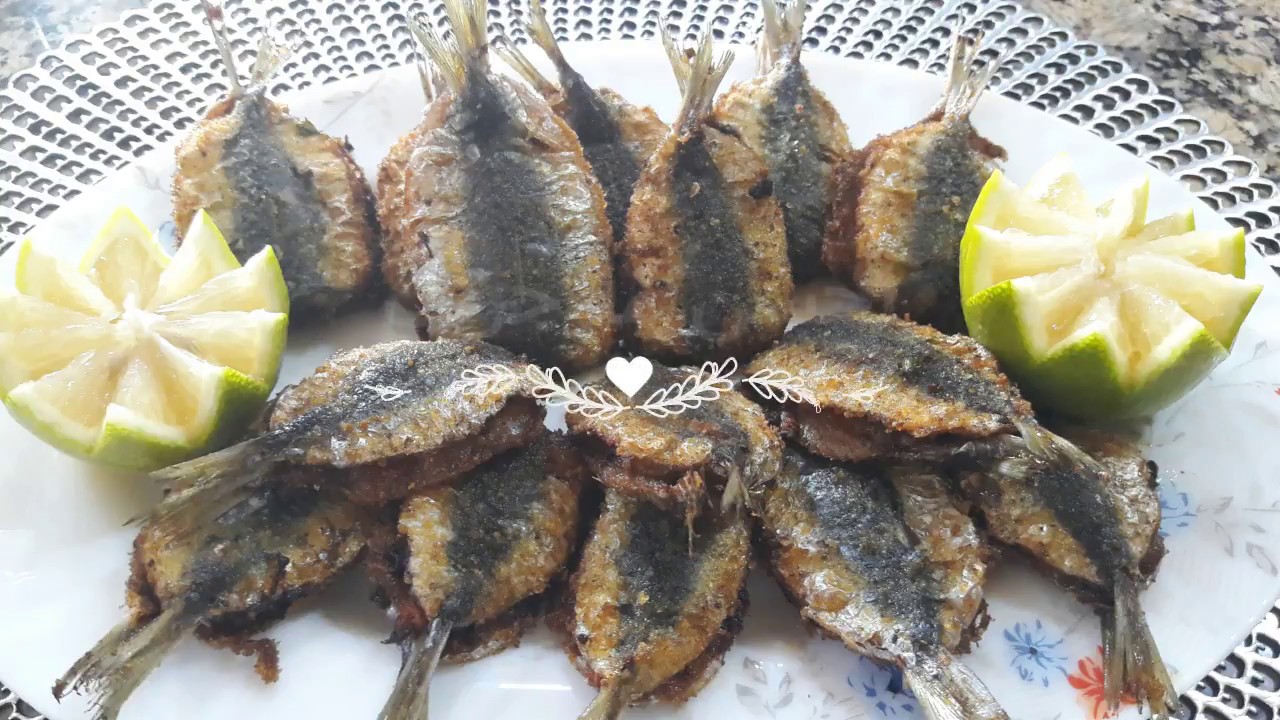 سردين محشي بالدرسة متبل و بنييين مممم