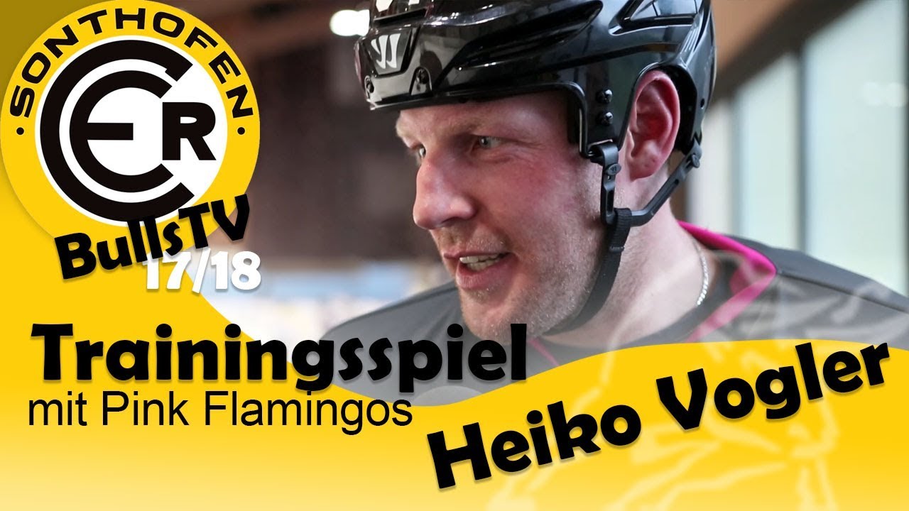 Trainingsspiel mit Pink Flamingos - Interview mit Heiko Vogler | ERC Sonthofen