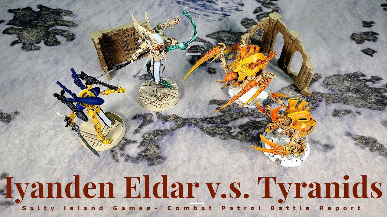 Eldar (Iyanden) vs Tyranids - Combat Patrol Battle Report