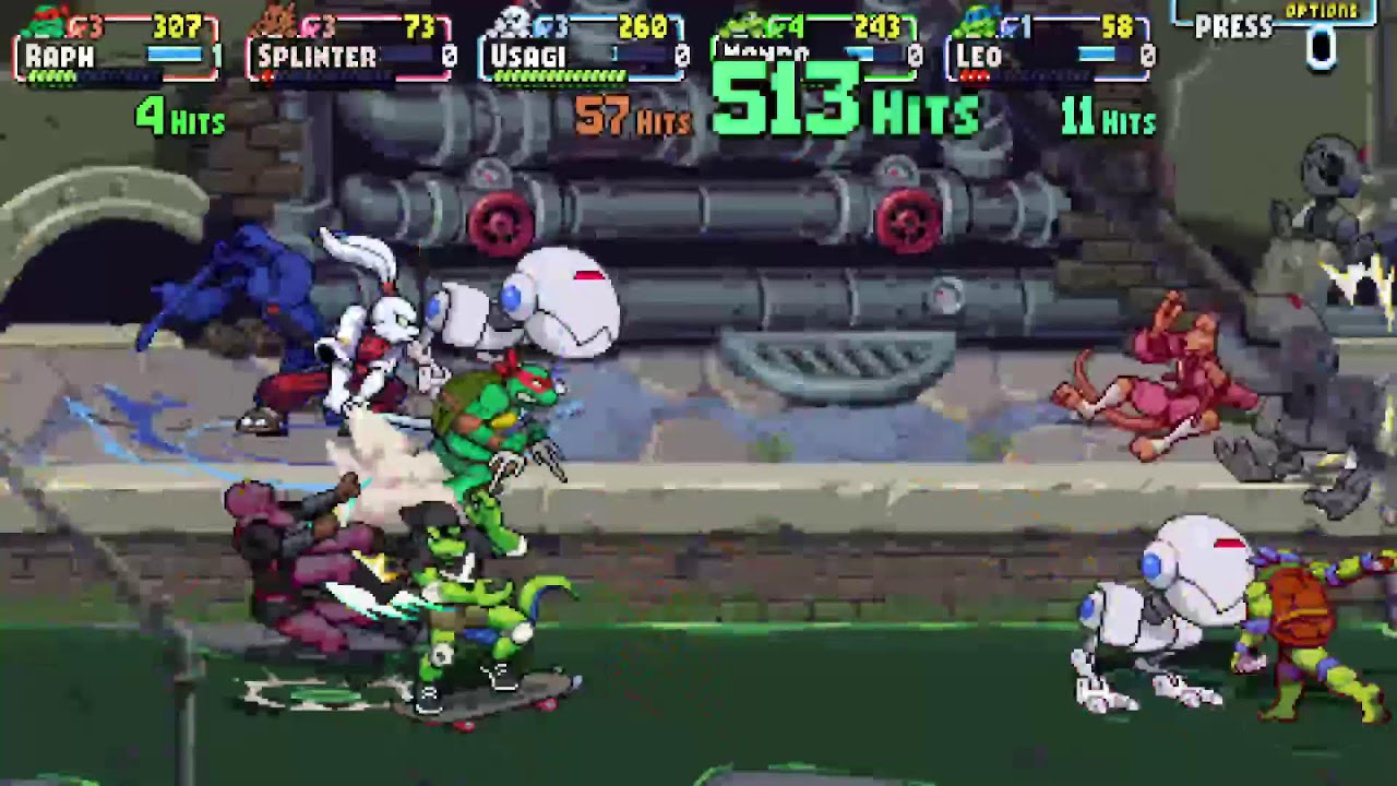 TMNT Shredders Revenge Open Lobby