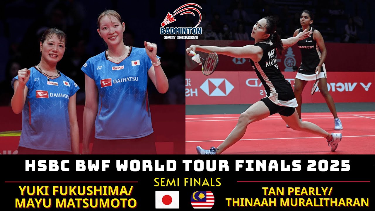 福島由紀/松本麻佑 vs 譚/ティナ | Yuki FUKUSHIMA/Mayu MATSUMOTO vs Pearly Tan/Thinaah | Finals 2025