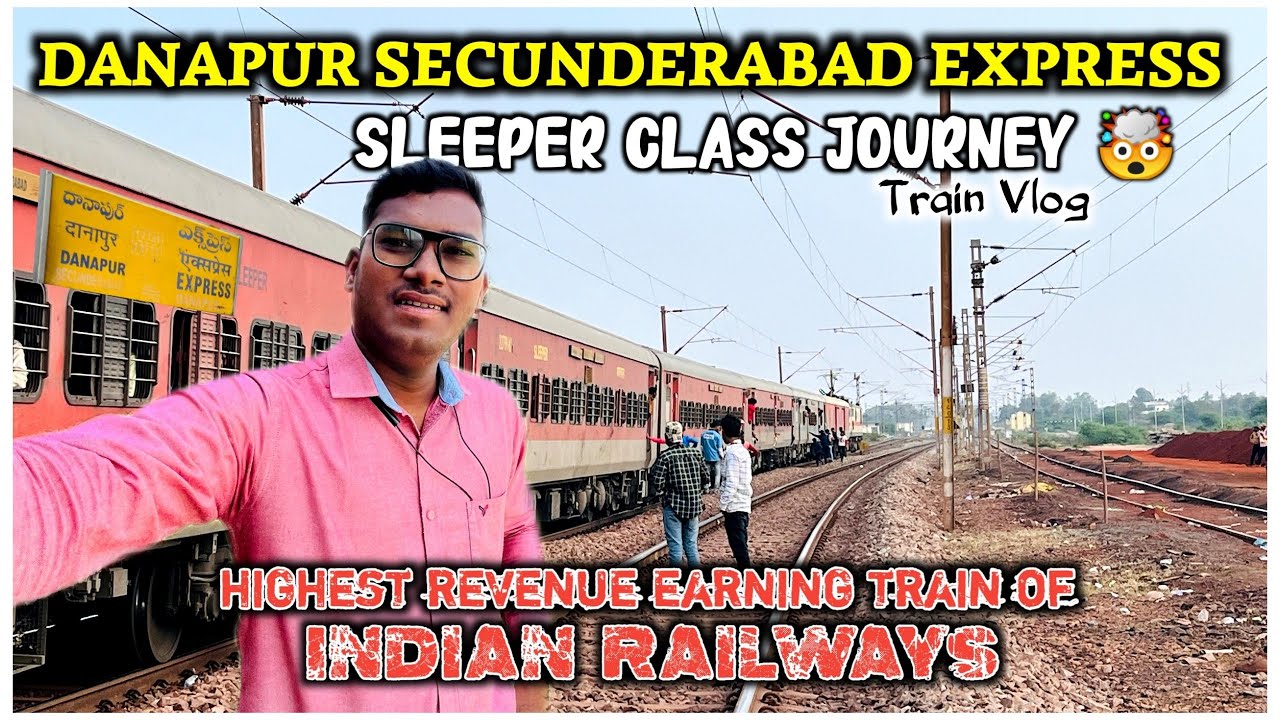 Danapur Secunderabad SF Express | sleeper క్లాస్ kuda జనరల్క్లా class లగా undi | Vinay Christi vlogs