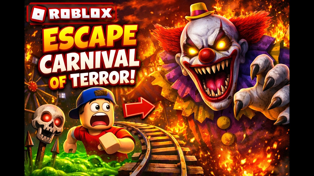 Can I Survive Carnival of Terror? 😈 | Roblox Escape Obby