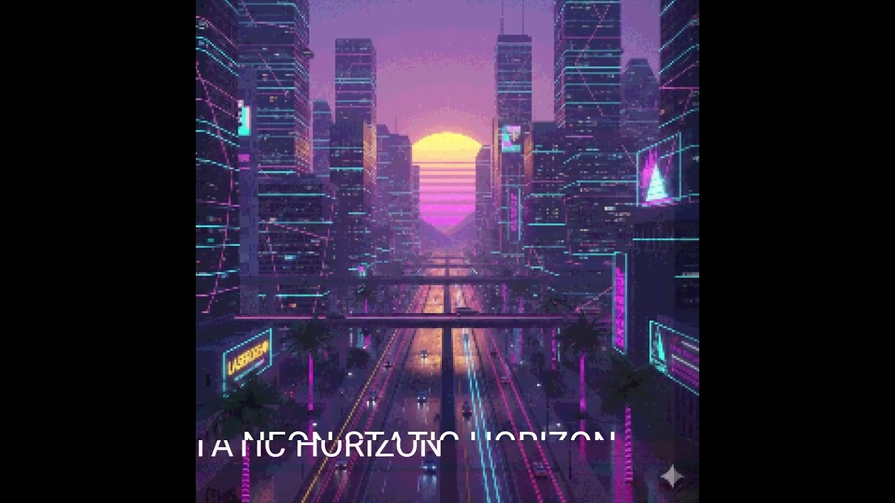 Neon Static Horizon // 80s Retro Synthwave Instrumental