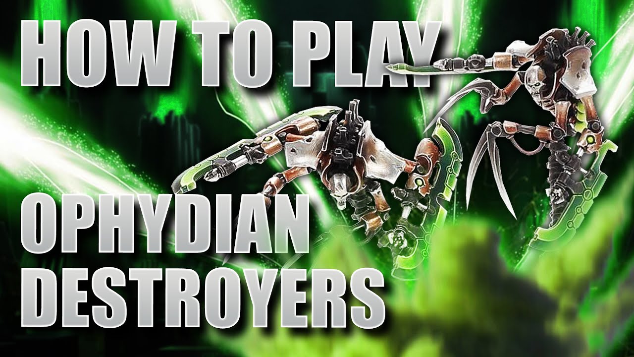 How to Play Necrons: Ophydian Destroyers