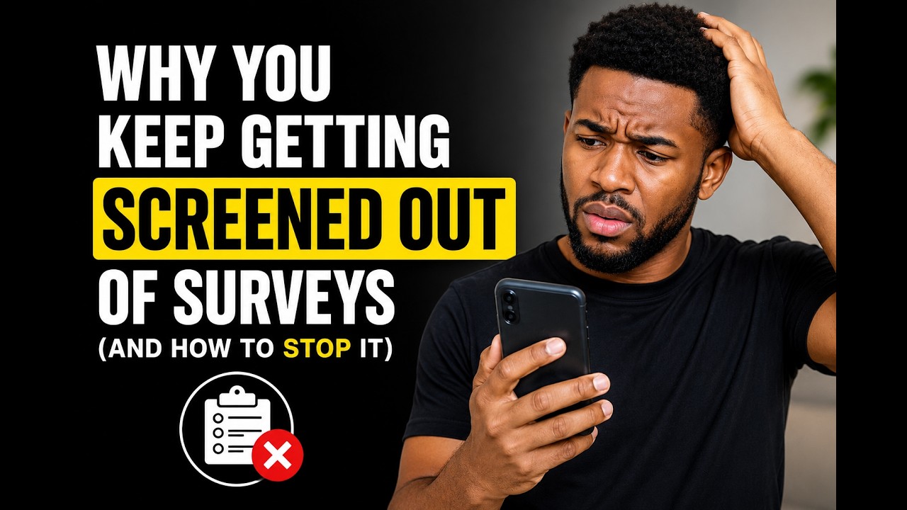Why You Keep Getting Screened Out of Surveys (And How to Fix It)