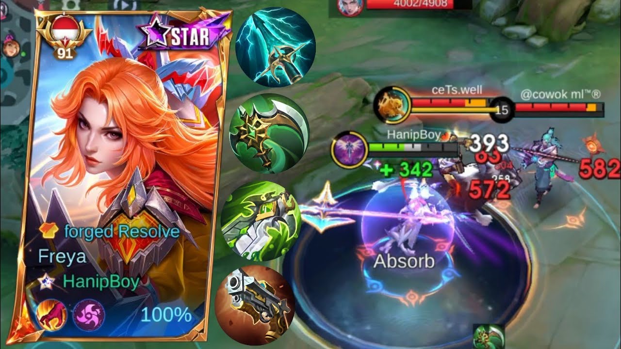 GAMEPLAY HARD GAME FREYA VS SUYOU + PRO GUINEVERE! BUILD FREYA TERSAKIT 2026 - Mobile Legends