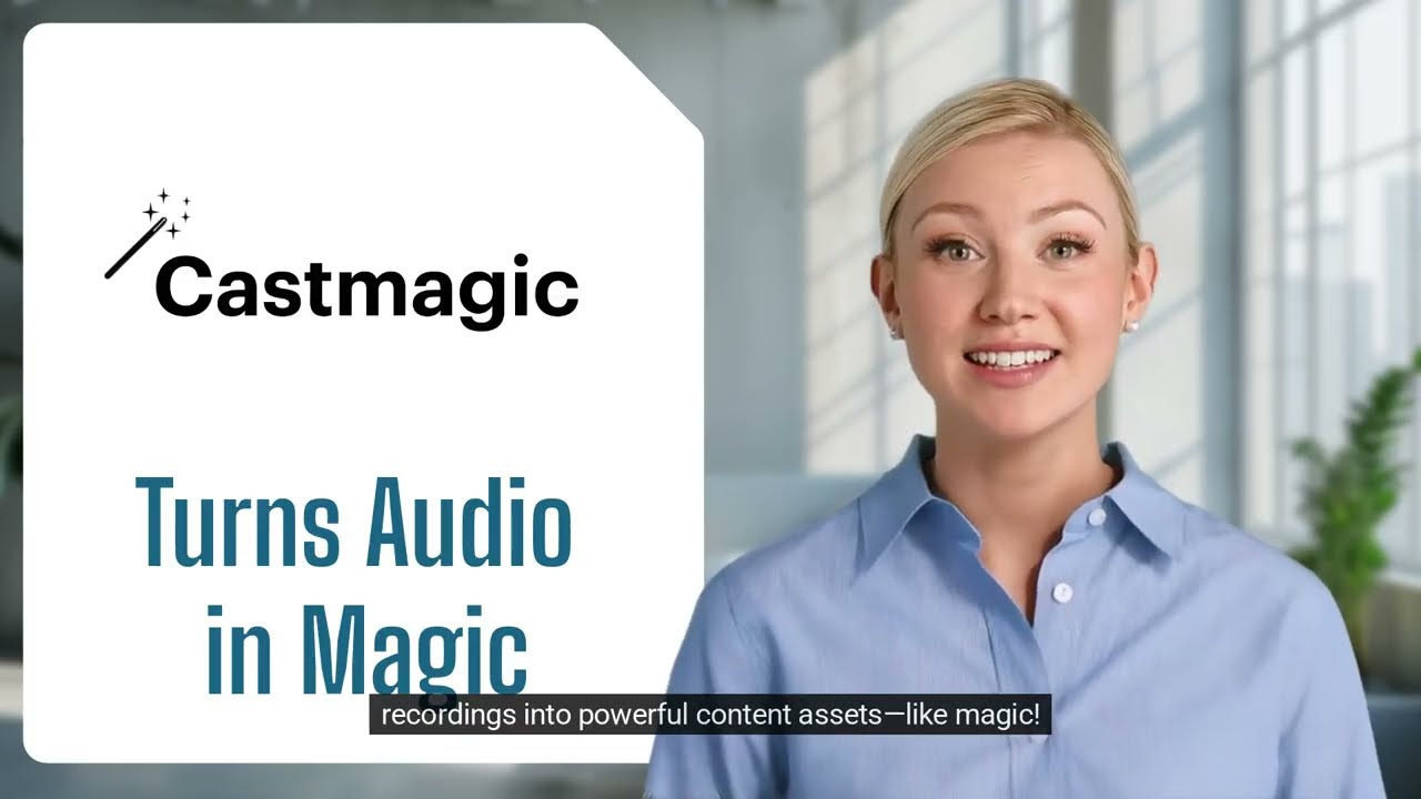 How Castmagic Works to Transform Your Content Creation Process