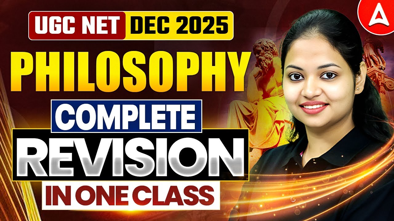 UGC NET Philosophy Marathon | UGC NET Philosophy Complete Revision By Tejasvi Mam
