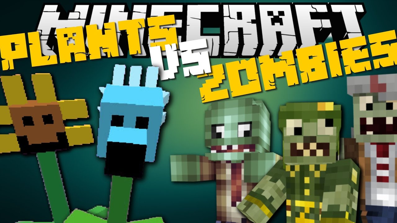 Plants vs Zombies 2 - Minecraft Mod Showcase (Over 15 New Zombies and 20 New Plants)