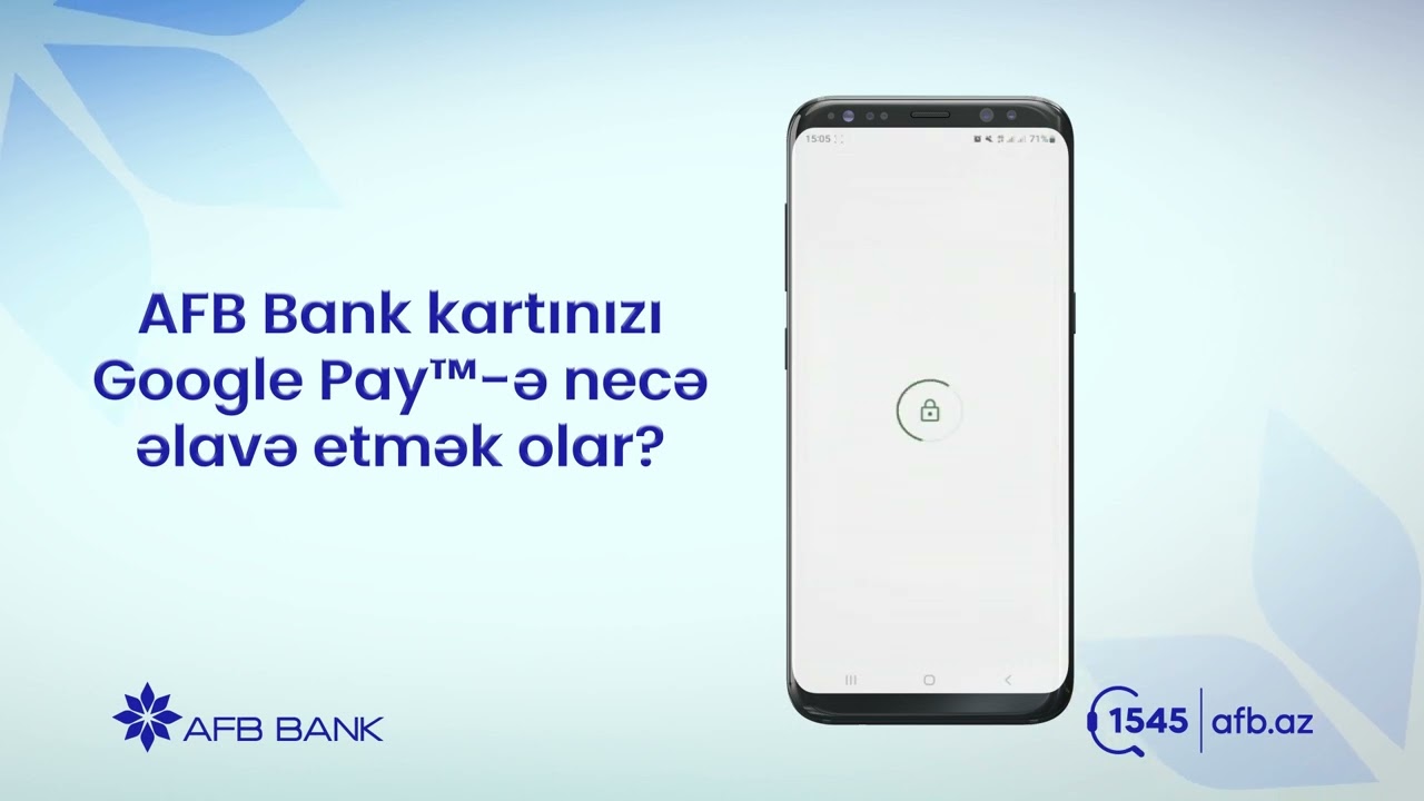 AFB Bank kartınızı Google Pay-ə necə əlavə etmək olar?