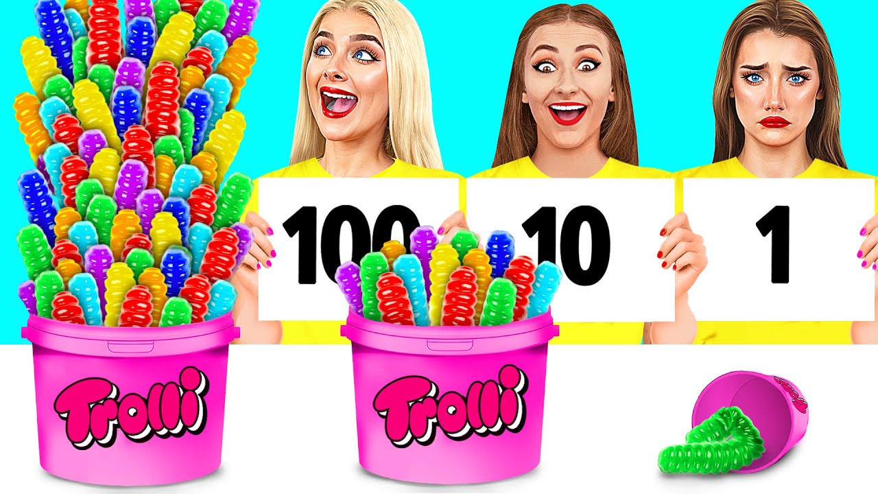 100 Слоев Еды Челлендж | Простые Кулинарные Рецепты от Trend DO Challenge