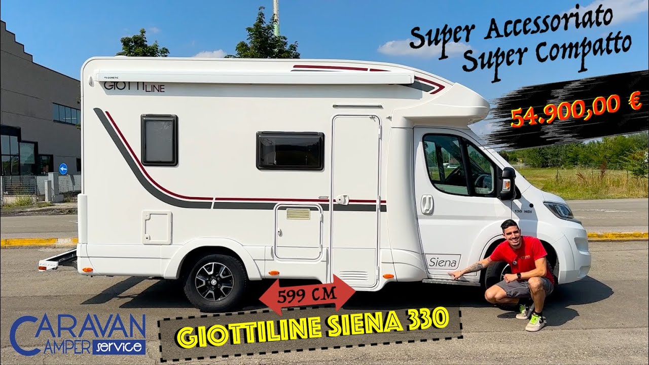 🌍Giottiline Siena 330 - SEMINTEGRALE COMPATTO SUPER ACCESSORIATO !
