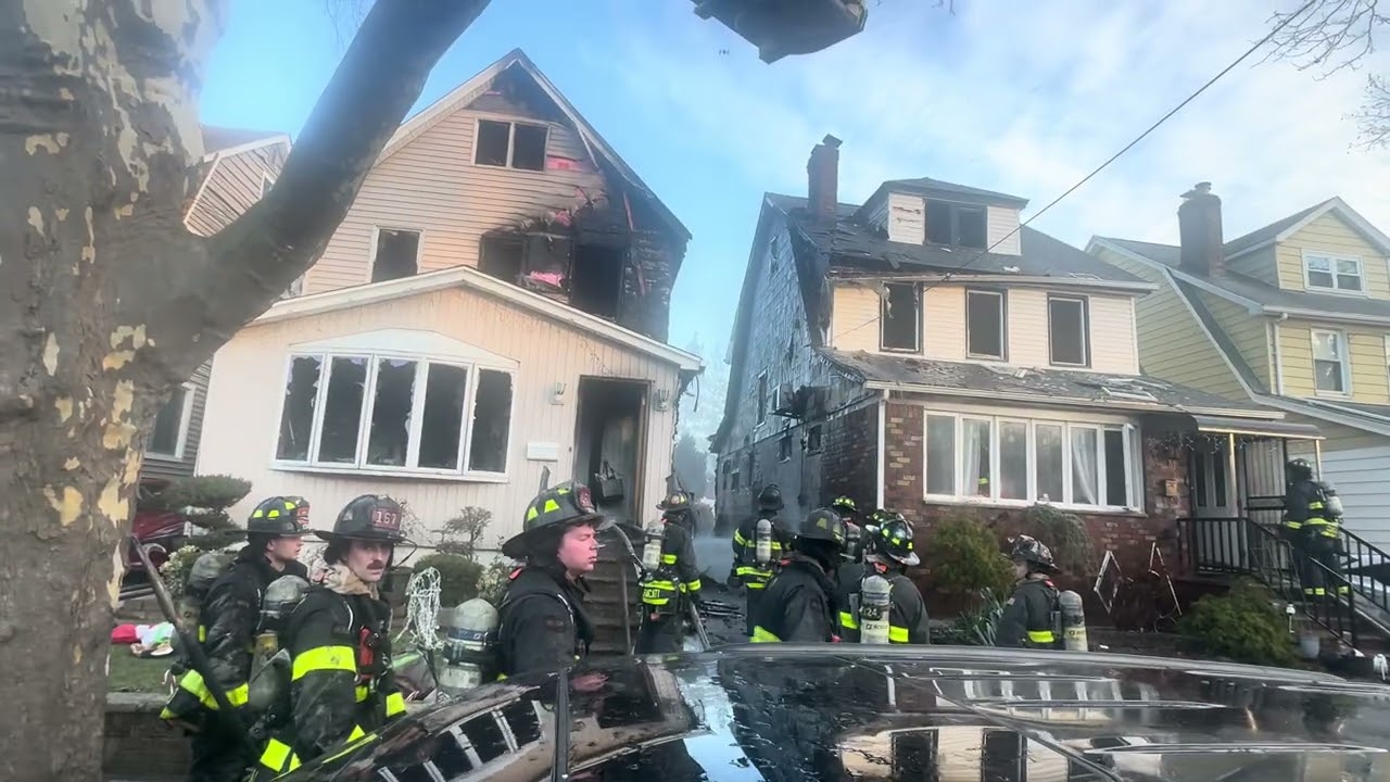FDNY Queens 3rd Alarm Box 6088 3 Private Dwellings on Fire with Slight Flames