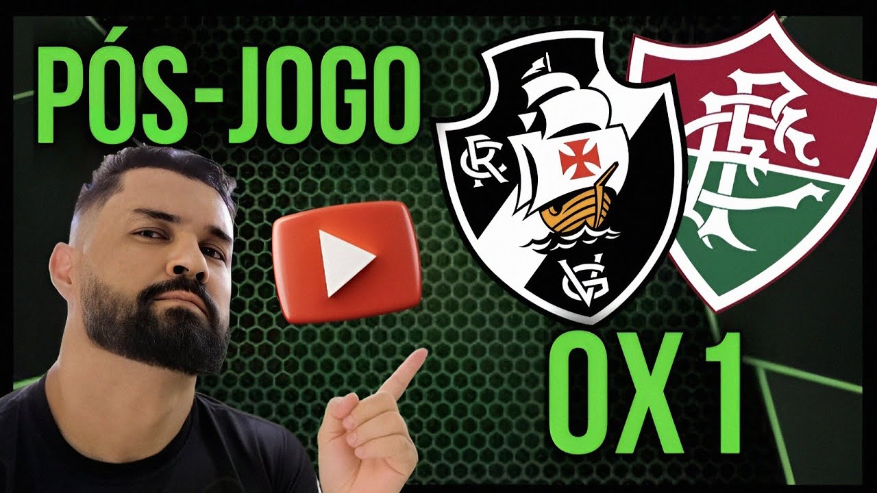🚨MAIS UMA DERROTA DO TIME QUE NÃO FAZ GOL/POS-JOGO VASCO 0X1 FLUMINENSE 