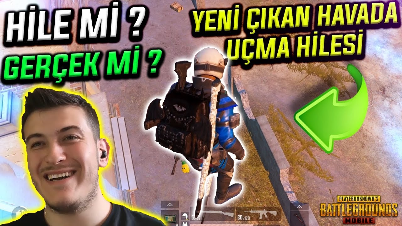 YENİ ÇIKAN HAVADA UÇMA HİLESİ ?HİLE Mİ GERÇEK Mİ ? PUBG Mobile