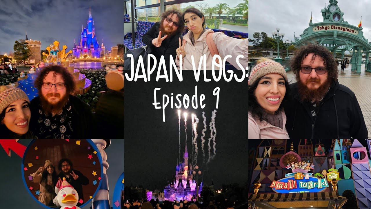 Japan Vlogs: Episode 9 | Travel Back to Tokyo & Tokyo Disneyland Evening